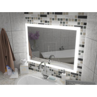 Зеркало с подсветкой для ванной комнаты Верона 110х80 (1100х800)