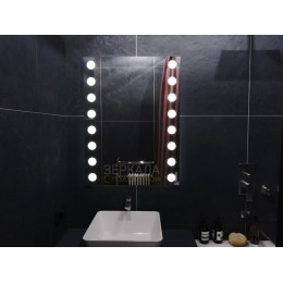 Зеркало для ванной с подсветкой Бьюти 85х110 см