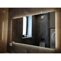 Зеркало с внутренней подсветкой для ванной комнаты Прайм 80х60 см